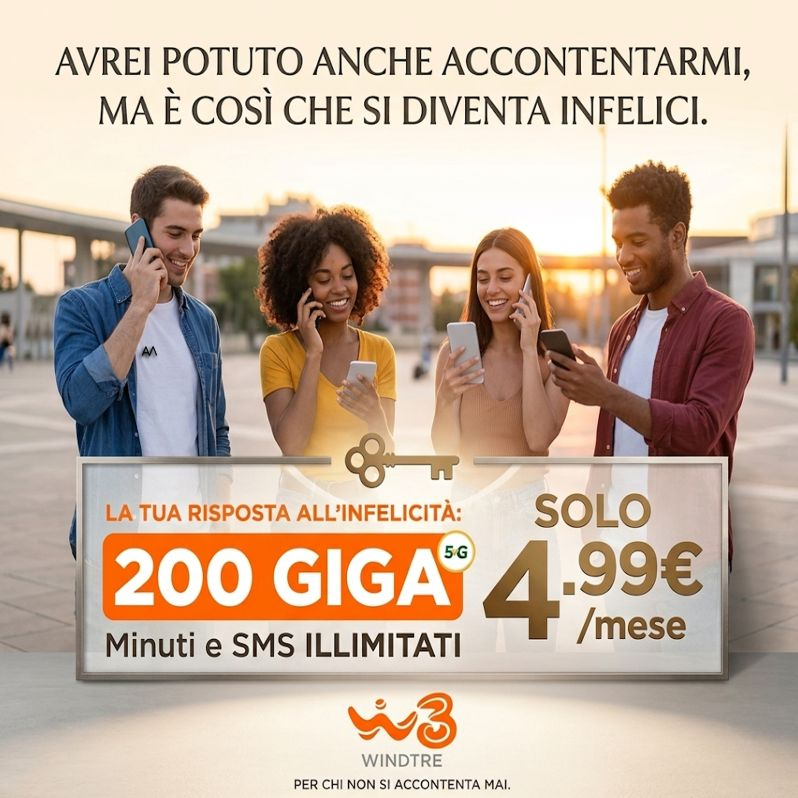 200 Giga a soli 4,99€